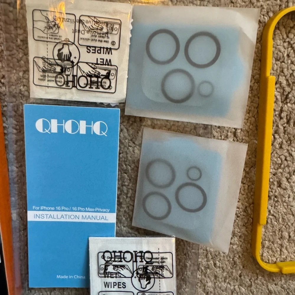 Tempered Glass Screen Protector for iPhone Note:screen protectors in this pack!